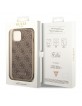 Guess iPhone 14 Plus Hülle Case Cover 4G Charms Braun