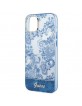 Guess iPhone 14 Plus Case Cover Porcelain Collection Blue