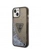 Guess iPhone 14 Plus Hülle Case Cover Glitter Palm Schwarz