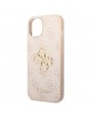 Guess iPhone 14 Case Cover 4G Big Metal Logo Pink