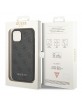 Guess iPhone 14 Case Cover 4G Metal Gold Logo Grey