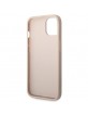 Guess iPhone 14 Case Cover 4G Metal Gold Logo Pink