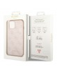 Guess iPhone 14 Case Cover 4G Metal Gold Logo Pink