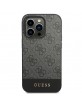 Guess iPhone 14 Pro Max Case Cover 4G Stripe Grey