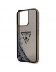 Guess iPhone 14 Pro Max Case Cover Glitter Palm Black