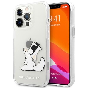 Karl Lagerfeld iPhone 14 Pro Hülle Case Cover Choupette Fun Transparent