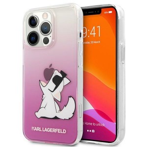 Karl Lagerfeld iPhone 14 Pro Case Cover Choupette Fun Pink