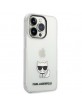 Karl Lagerfeld iPhone 14 Pro Case Cover Choupette Body Transparent
