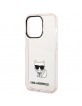 Karl Lagerfeld iPhone 14 Pro Case Cover Choupette Body Pink