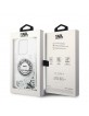 Karl Lagerfeld iPhone 14 Pro Case Cover Liquid Glitter RSG Silver