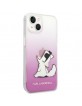 Karl Lagerfeld iPhone 14 Plus Case Cover Choupette Fun Pink