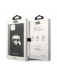 Karl Lagerfeld iPhone 14 Plus Case Cover Saffiano Karl`s Patch Black