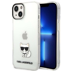 Karl Lagerfeld iPhone 14 Case Cover Choupette Body Transparent