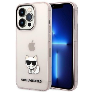 Karl Lagerfeld iPhone 14 Pro Max Case Cover Choupette Body Pink