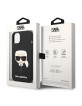 Karl Lagerfeld iPhone 14 Case Silicon Karl Head Magsafe Black