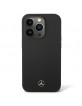 Mercedes iPhone 14 Pro Case Cover Silicone Line Black