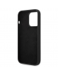 GUESS iPhone 14 Pro Case Cover Silicone Vintage Logo Black