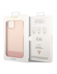 Guess iPhone 14 Plus Hülle Case Cover Translucent Rosa