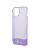 Guess iPhone 14 Plus case cover translucent purple