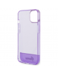 Guess iPhone 14 Plus case cover translucent purple