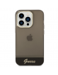 Guess iPhone 14 Pro Max Case Cover Translucent Black