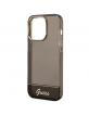 Guess iPhone 14 Pro Max Case Cover Translucent Black