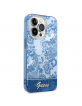 Guess iPhone 14 Pro Max Hülle Case Cover Porzellan Collection Blau