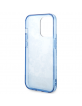 Guess iPhone 14 Pro Max Hülle Case Cover Porzellan Collection Blau