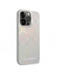 Karl Lagerfeld iPhone 14 Pro Case Cover Monogram Iridescent Silver