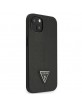 Guess iPhone 13 mini Case Saffiano Triangle Logo Black