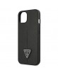 Guess iPhone 13 mini Case Saffiano Triangle Logo Black