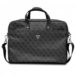 GUESS notebook / laptop bag 16" Saffiano 4G Triangle Black