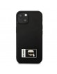 Karl Lagerfeld iPhone 13 Case Cover Ikonik Patch Black