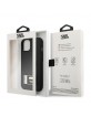 Karl Lagerfeld iPhone 13 mini Case Cover Ikonik Patch Black