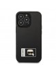 Karl Lagerfeld iPhone 13 Pro Max Case Cover Ikonik Patch Black