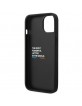 BMW iPhone 14 Plus Case Cover M Power Carbon Leather Black
