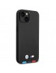 BMW iPhone 14 Plus Case Cover M Power Tricolor Black