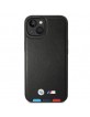 BMW iPhone 14 Case Cover M Power Tricolor Black