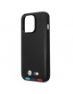 BMW iPhone 14 Pro Magsafe Case Cover M Power Tricolor Black