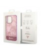 Guess iPhone 14 Pro Case Cover Jungle Collection Pink
