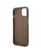Guess iPhone 14 Plus Case Cover 4G Vintage Logo Brown