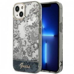 Guess iPhone 14 Plus Case Cover Porcelain Collection Grey
