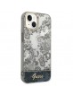 Guess iPhone 14 Plus Hülle Case Cover Porzellan Kollektion Grau