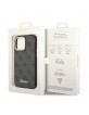 Guess iPhone 14 Pro Max Case Cover Vintage Logo 4G Grey