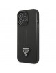 GUESS iPhone 14 Pro Max Case Cover Saffiano Triangle Black