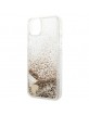 Guess iPhone 14 Plus Case Cover Glitter Charms Gold