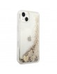 Guess iPhone 14 / 15 / 13 Hülle Case Cover Glitter Charms Gold