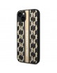 Karl Lagerfeld iPhone 14 Plus Hülle Case Cover Monogram Stripe Braun