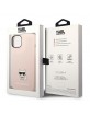 Karl Lagerfeld iPhone 14 Plus Hülle Case Silikon Choupette Body Rosa