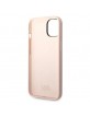 Karl Lagerfeld iPhone 14 case cover silicon Karl`s head pink